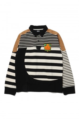 POLO LS SHIRTS / BLACK(002341201)