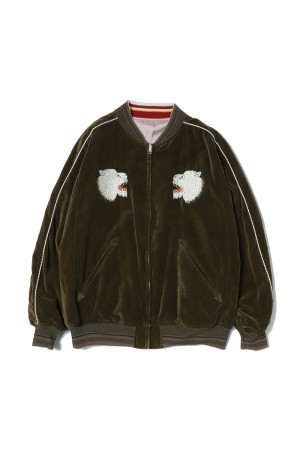 Polar Bear Velor Ska Jamper -Khaki- (24AWJ-7)
