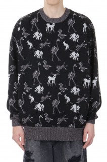 ZOO Oversized Pullover Knit -Black- (24AWK-8)