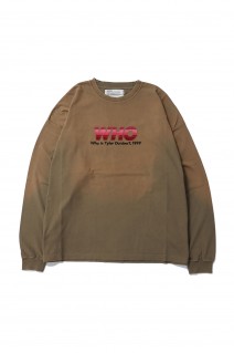 WHO Vintage Theme Tee -Vintage Khaki- (24AWC-16)