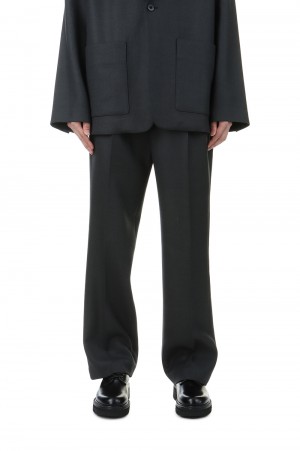ONE TUCK STRAIGHT TROUSERS (IH-24FW-P025-NDT)