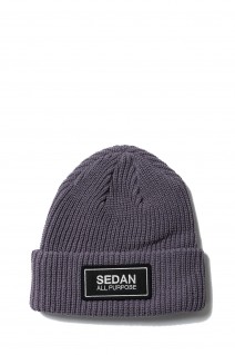 Maison Logo Beanie - PIGMENT PLUM (SD24F-CP04)