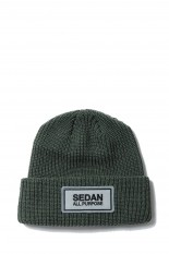Maison Logo Beanie - ALPINE GREEN (SD24F-CP04)