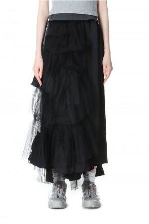 Raffle Tulle Layered Wrap Skirt (21241515203)