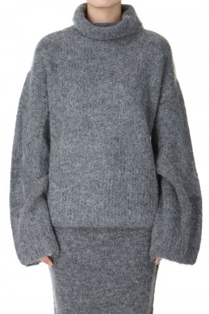 LUTE KNIT SWEATER -SMOKE (ES2563SM)
