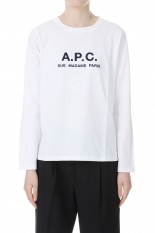 T-SHIRT RUE MADAME F MANCHES LONGUES / WHITE(25085193305-90)