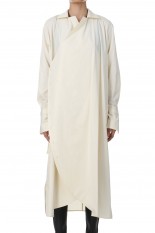 Broad Cachecoeur Dress-GREIGE(24AW-26-S)