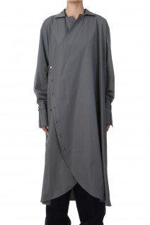 Broad Cachecoeur Dress-D.BROWN(24AW-26-S)