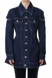 DENIM SLIT JACKET-INDIGO(FTC244-0201)