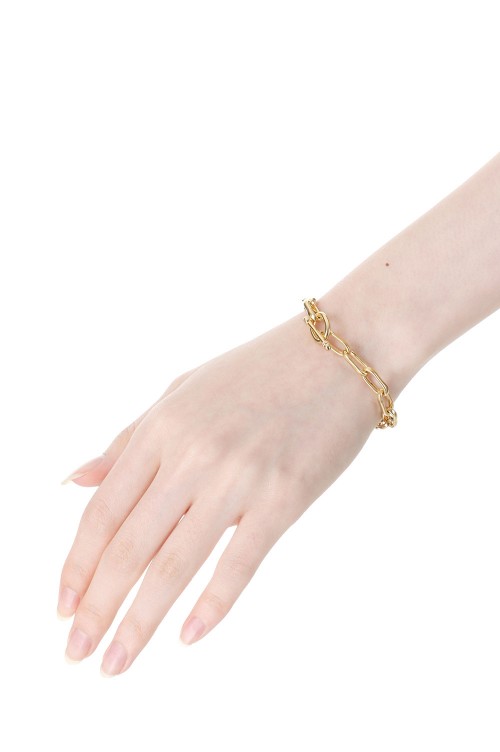 CLASSIC CHAIN BRACELET-GOLD(A-78) | セレクトショップ｜DeepInsideinc.com Store