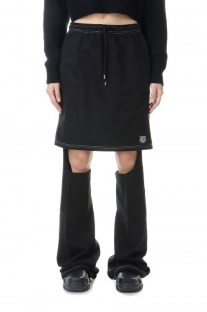Apron Sweat Trouser-BLACK(S2.5-0405W)