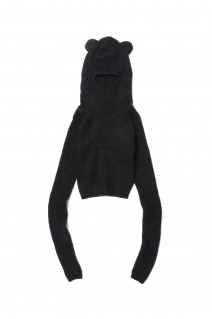 Bear Balaclava Knit-BLACK(S2.5-0808WB)