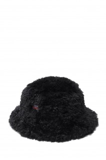 Faux Fur Big Bucket Hat-BLACK(S2.5-1205)