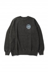PRINTED CREW NECK -METAL- / BLACK (242LM-CT15)