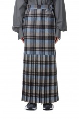 Pleated Skirt-BLUE(SK0301-AW24)