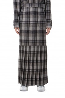 Pleated Skirt-BROWN(SK0301-AW24)