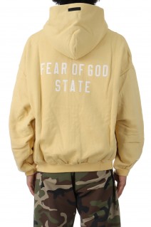 HEAVY FLEECE FULLZIP HOODIE / AMBER(192BT246243F)