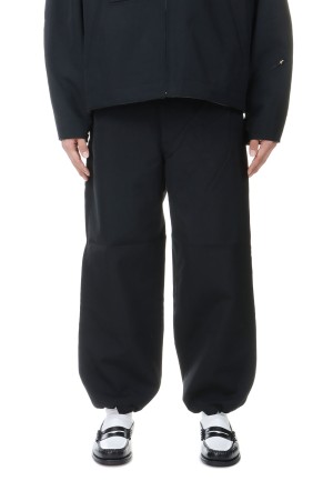 x  INVINCIBLE Removed Pocket Double Knee Pant / Black (A242056)