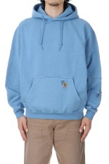 x INVINCIBLE Hooded Pigment Dyed Sweat / Piscine (A242062)