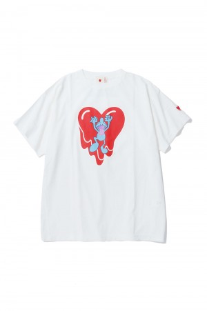 CPD LOGO SS TEE / WHITE（EU-YS1-0000-C10）