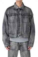 GEM DENIM JACKET / CHARGRILL(ES2427CG)