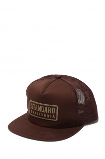 SD Box Logo Patch Mesh Cap - BROWN