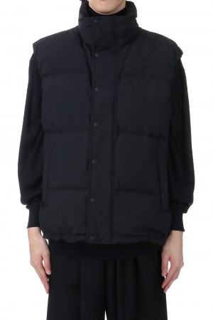 STROLLER DOWN VEST - CHARCOAL (AODWDW304BK)