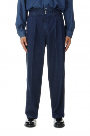 SANTIAGO KAIHARA DENIM PANTS - BLUE (AODFDN001BL)
