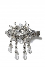 crystal hair clip-Silver-RIGHT(TD23AW-AC07)