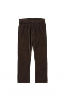 COURDUROY 5P PANTS / BROWN