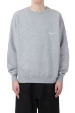 CREW NECK SWEAT SHIRT / GRAY (SQ-24AW-CS-02)