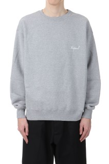 CREW NECK SWEAT SHIRT / BLACK (SQ-24AW-CS-02)