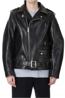 LEATHER JKT VINTAGE W / BLACK