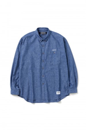 CHAMBRAY BD SHIRT LS / BLACK (242BENH-SHM02) | セレクトショップ｜DeepInsideinc.com  Store