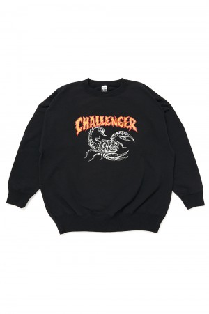 SCORPION C/N SWEAT / BLACK (CLG-SW 024-008)