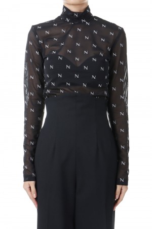 KISHIMEN TOPS-BLACK(122401060709)