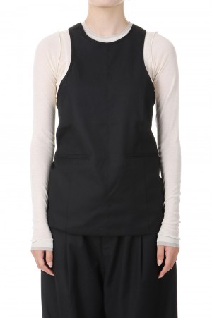 Back Cross Bustier -BLACK (62420404)