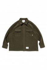 OBJ / LS / POLY. FLEECE / OLIVE DRAB (242TQDT-SHM05)