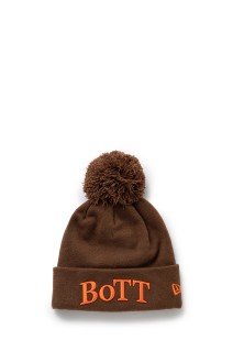 New Era OG Logo Pom Beanie / Brown (14341041)