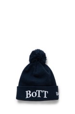 New Era OG Logo Pom Beanie / Navy (14341042)