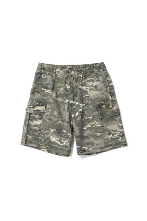 GARMENT DYE CARGO SHORTS - MULTI CAMO (WT25009AD)
