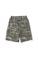 GARMENT DYE BAKER SHORTS - MULTI CAMO (WT25078AD)