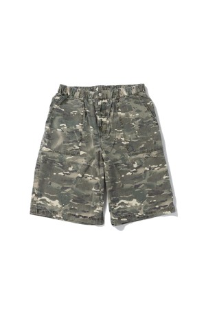 GARMENT DYE BAKER SHORTS - MULTI CAMO (WT25078AD)