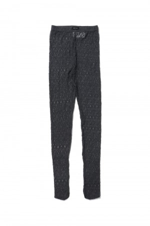 Lace Tights - CHARCOAL GRAY (21242665703)