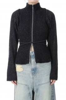 Layered Bolero Knitwear - BLACK (21242365804)