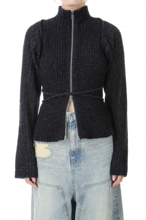 Layered Bolero Knitwear - BLACK (21242365804)