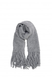 Shaggy knit Muffler - GRAY (21242665702)