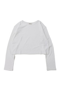 PIMA COTTON JERSEY BOAT NECK P/O - WHITE (A25SP01PC)