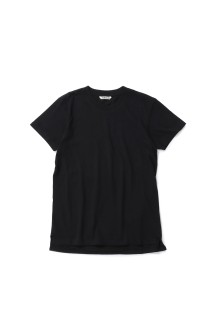SEAMLESS CREW NECK TEE - BLACK (A00T04ST)