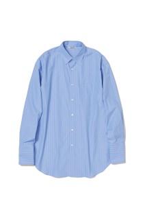 SUVIN HIGH COUNT CLOTH STRIPE SHIRT - BLUE STRIPE (A25SS03SS)